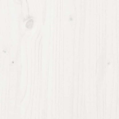 Dormeuse con Tetto 80x200 cm Bianco in Legno Massello di Pino - homemem39