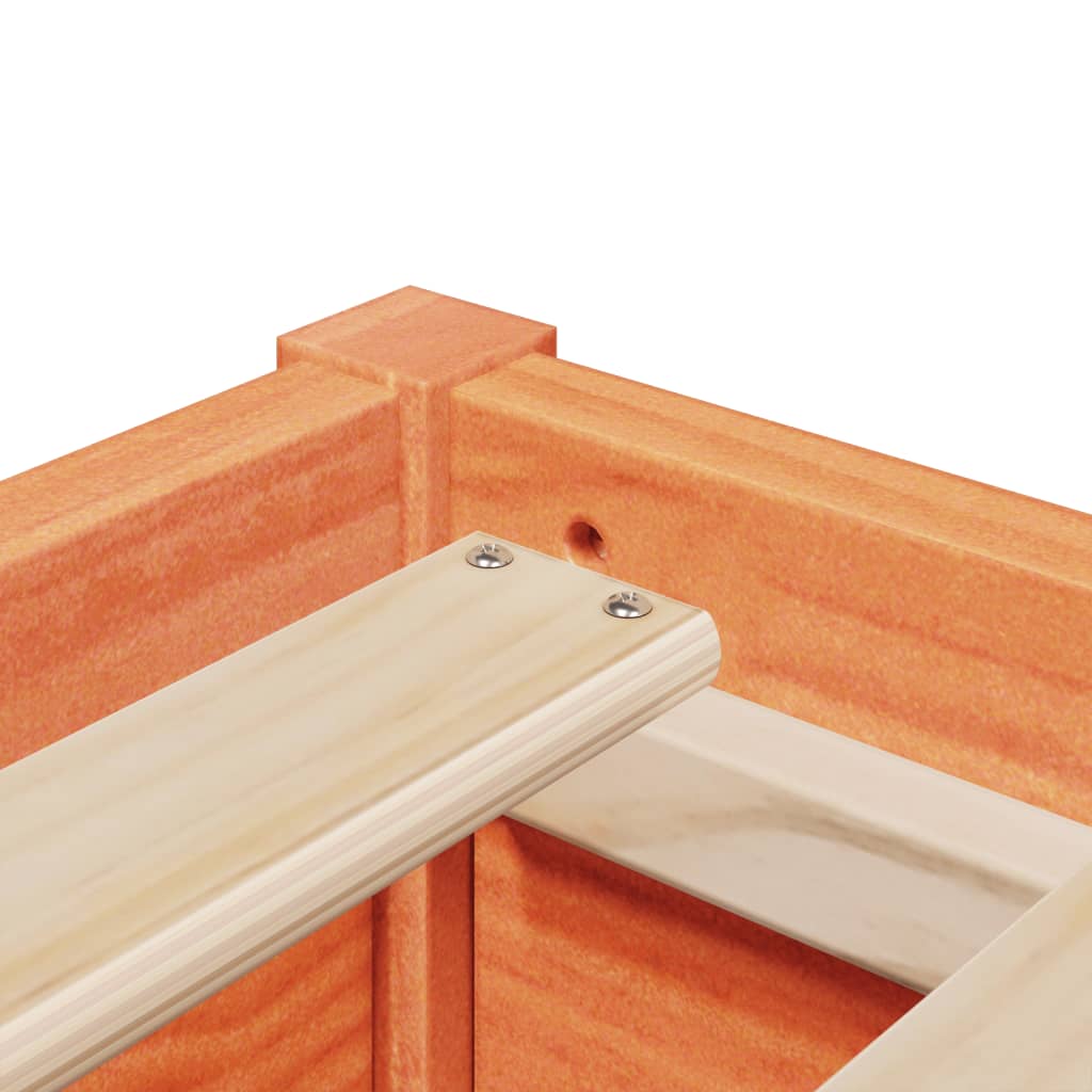 Letto senza Materasso Marrone Cera 180x200 cm in Legno di Pino - homemem39