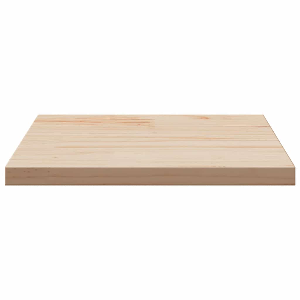 Piano Tavolo 40x40x1,7 cm Quadrato in Legno Massello di Pino