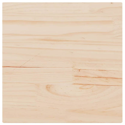 Piano Tavolo 50x50x1,7 cm Quadrato in Legno Massello di Pino | homemem39