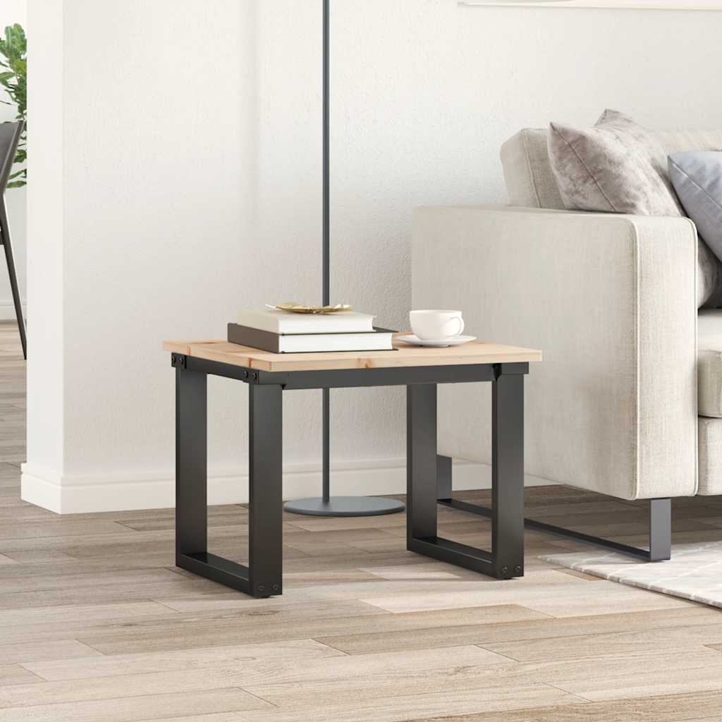 Piano Tavolo 50x50x1,7 cm Quadrato in Legno Massello di Pino