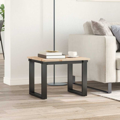 Piano Tavolo 50x50x1,7 cm Quadrato in Legno Massello di Pino