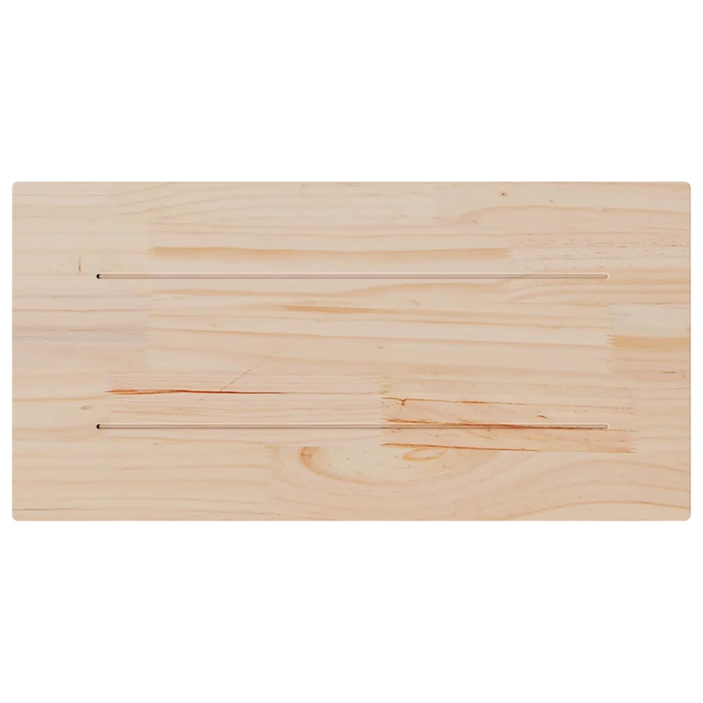 Piani Tavolo 2 pz 70x35x1,7 cm Rettangolare Legno Massello Pino