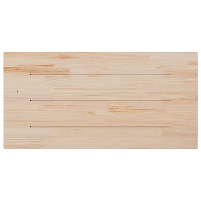 Piano per Tavolo 100x50x1,7 cm Rettangolare Legno Massello Pino
