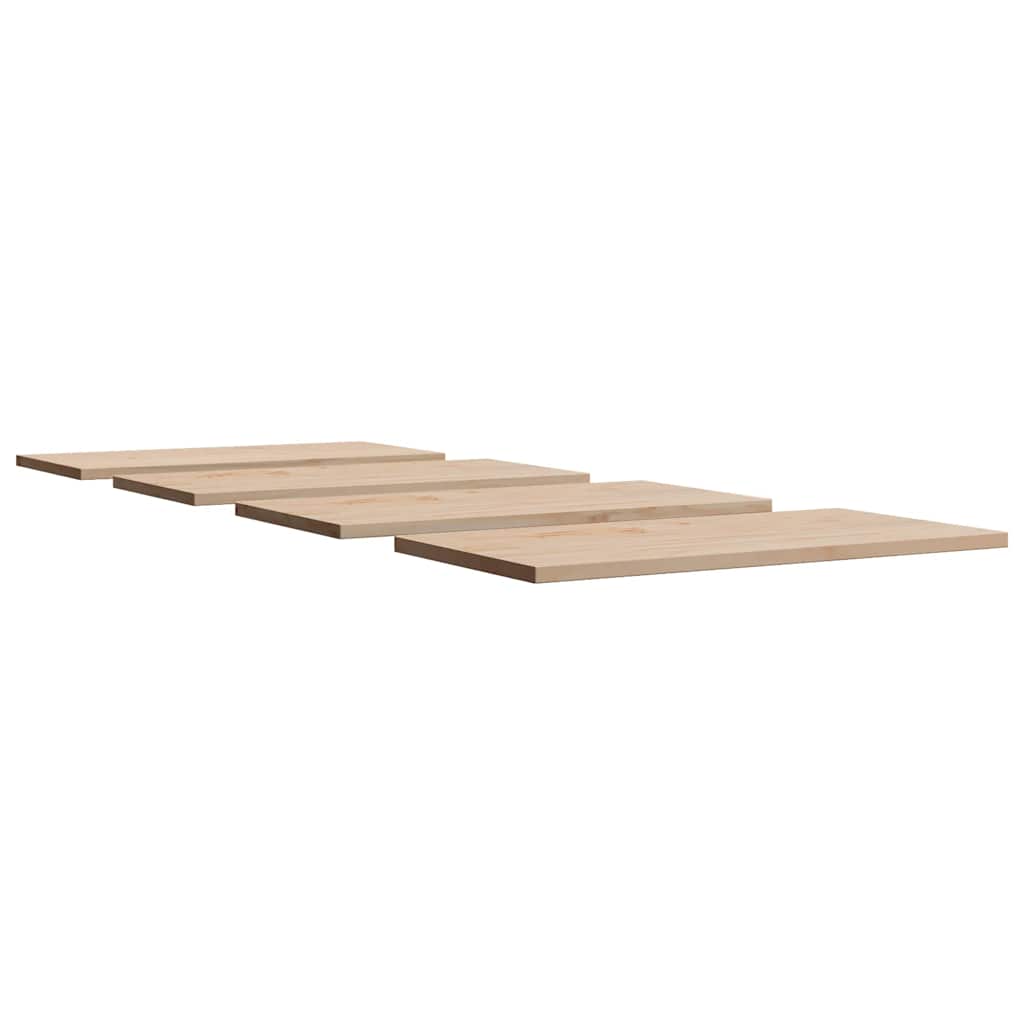 Piani Tavolo 4 pz 90x45x1,7 cm Rettangolare Legno Massello Pino | homemem39