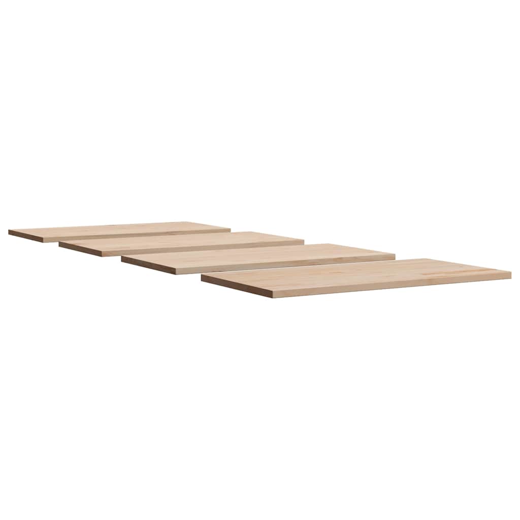 Piani Tavolo 4 pz 100x50x1,7cm Rettangolare Legno Massello Pino