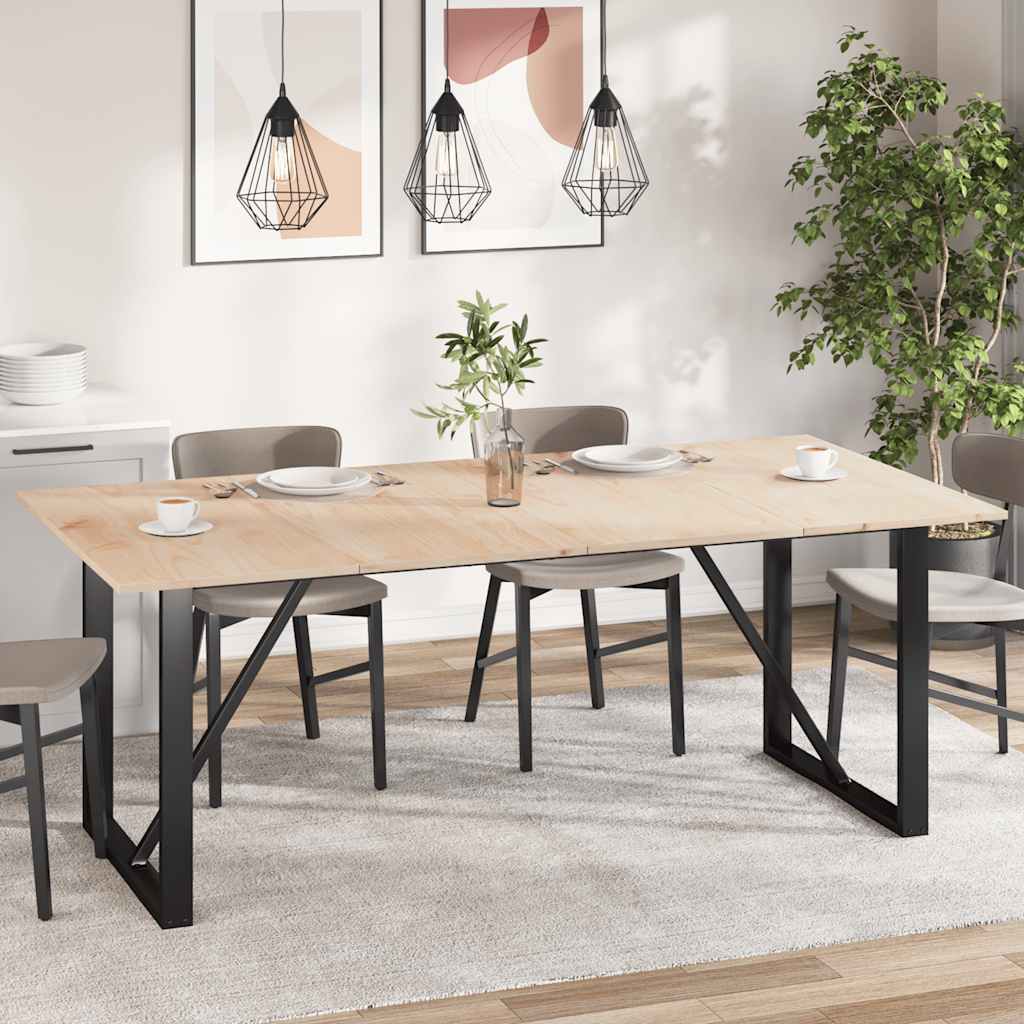 Piani Tavolo 4 pz Rettangolare Legno Massello Pino