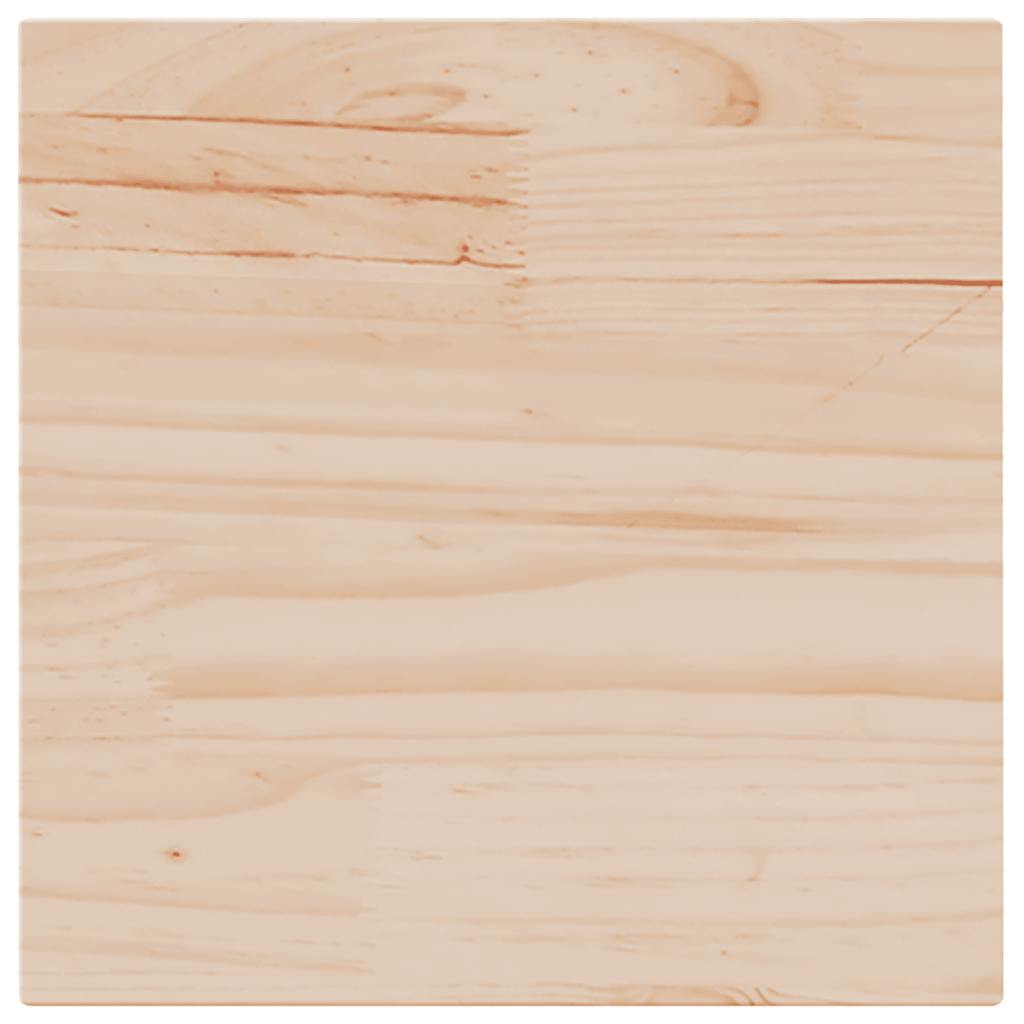 Piano per Tavolo 40x40x2,5 cm Quadrato Legno Massello di Pino