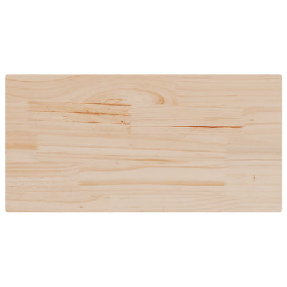 Piani Tavolo 2 pz 80x40x2,5 cm Rettangolare Legno Massello Pino