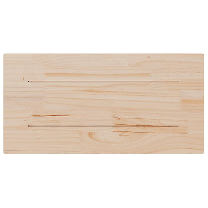 Piani Tavolo 2 pz 80x40x2,5 cm Rettangolare Legno Massello Pino