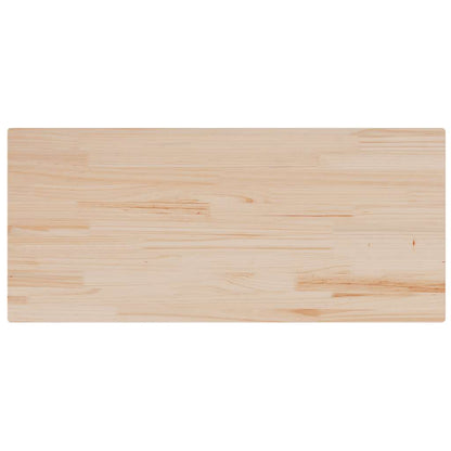 Piano Tavolo 90x40x2,5 cm Rettangolare Legno Massello di Pino