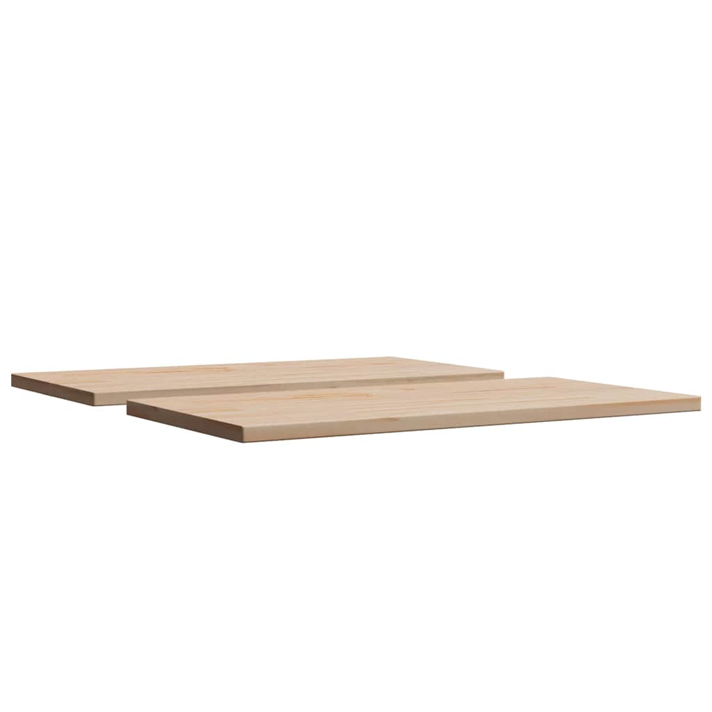 Piani Tavolo 2 pz 90x45x2,5 cm Rettangolare Legno Massello Pino | homemem39