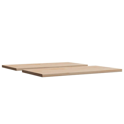 Piani Tavolo 2 pz 90x45x2,5 cm Rettangolare Legno Massello Pino | homemem39