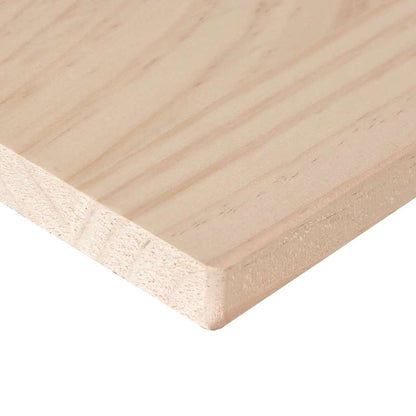 Piano Tavolo 100x50x2,5cm Rettangolare Legno Massello di Pino