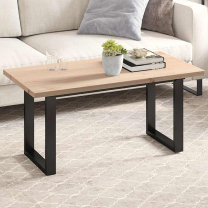 Piano Tavolo 100x50x2,5cm Rettangolare Legno Massello di Pino