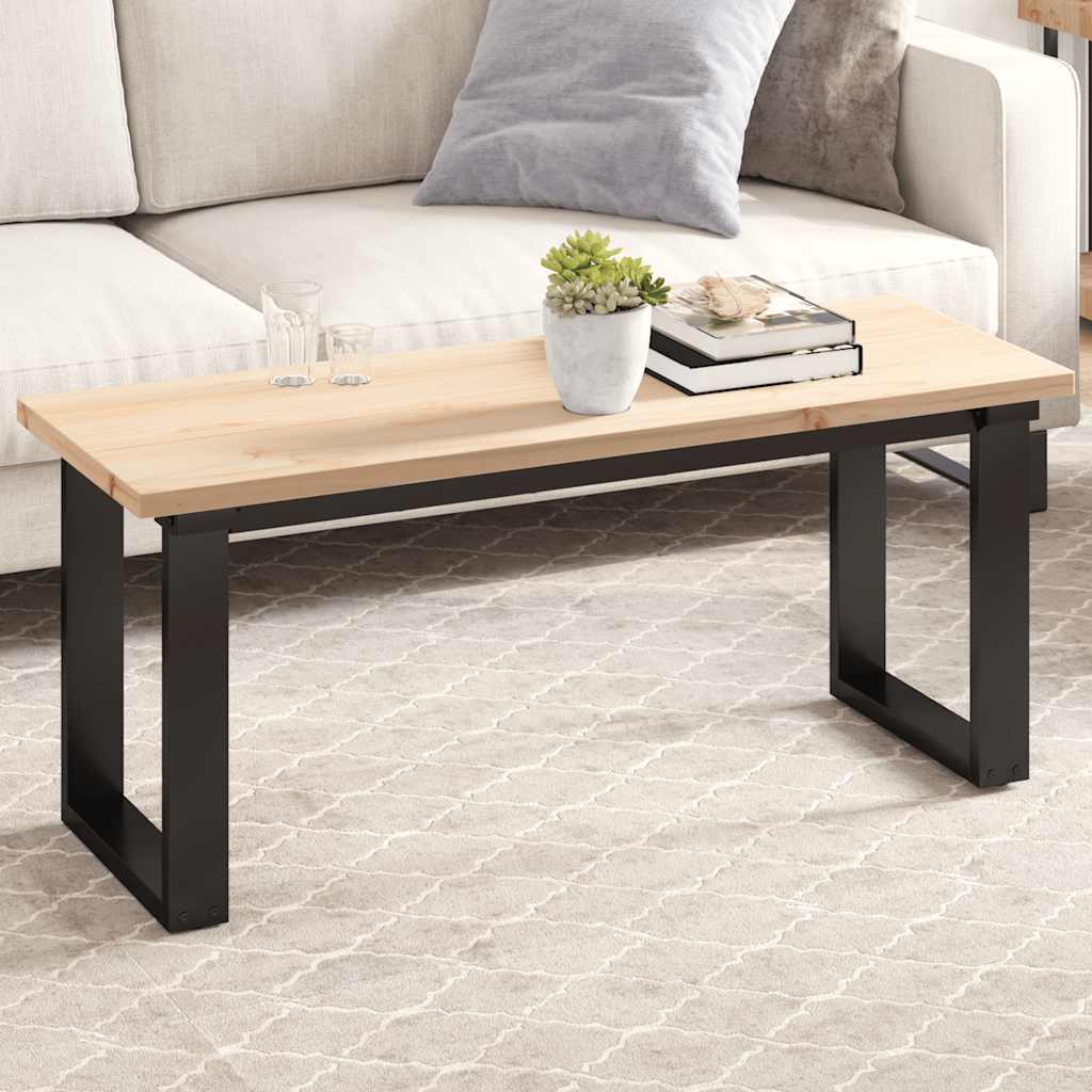 Piano Tavolo 110x40x2,5 cm Rettangolare Legno Massello di Pino | homemem39