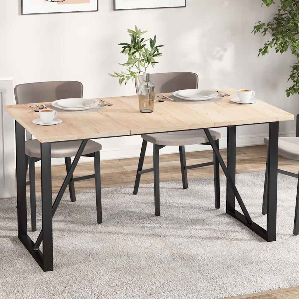 Piani Tavolo 3 pz 80x47x2,5 cm Rettangolare Legno Massello Pino | homemem39