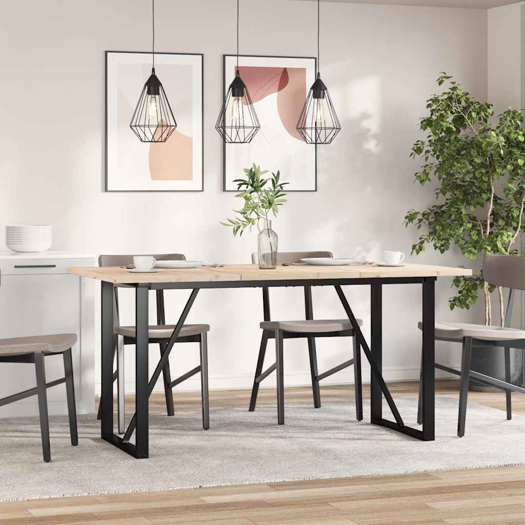 Piani Tavolo 3 pz Rettangolare Legno Massello Pino