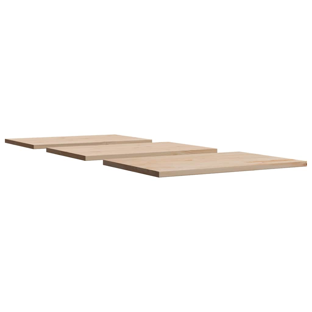 Piani Tavolo 3 pz 80x53x2,5 cm Rettangolare Legno Massello Pino | homemem39