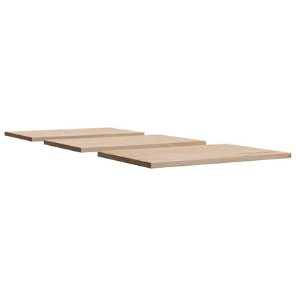 Piani Tavolo 3 pz 80x53x2,5 cm Rettangolare Legno Massello Pino | homemem39