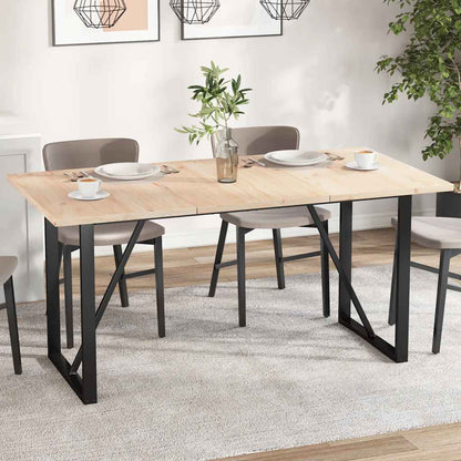 Piani Tavolo 3 pz Rettangolare Legno Massello Pino