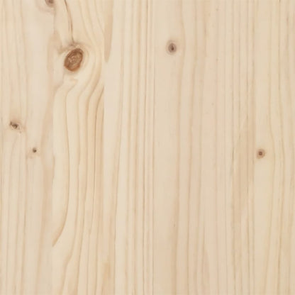 Tavolo da Pranzo Telaio a Y 80x80x75,5 cm Legno Pino e Acciaio | homemem39