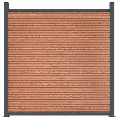 Pannello di Recinzione Marrone 526x186 cm in WPC | homemem39