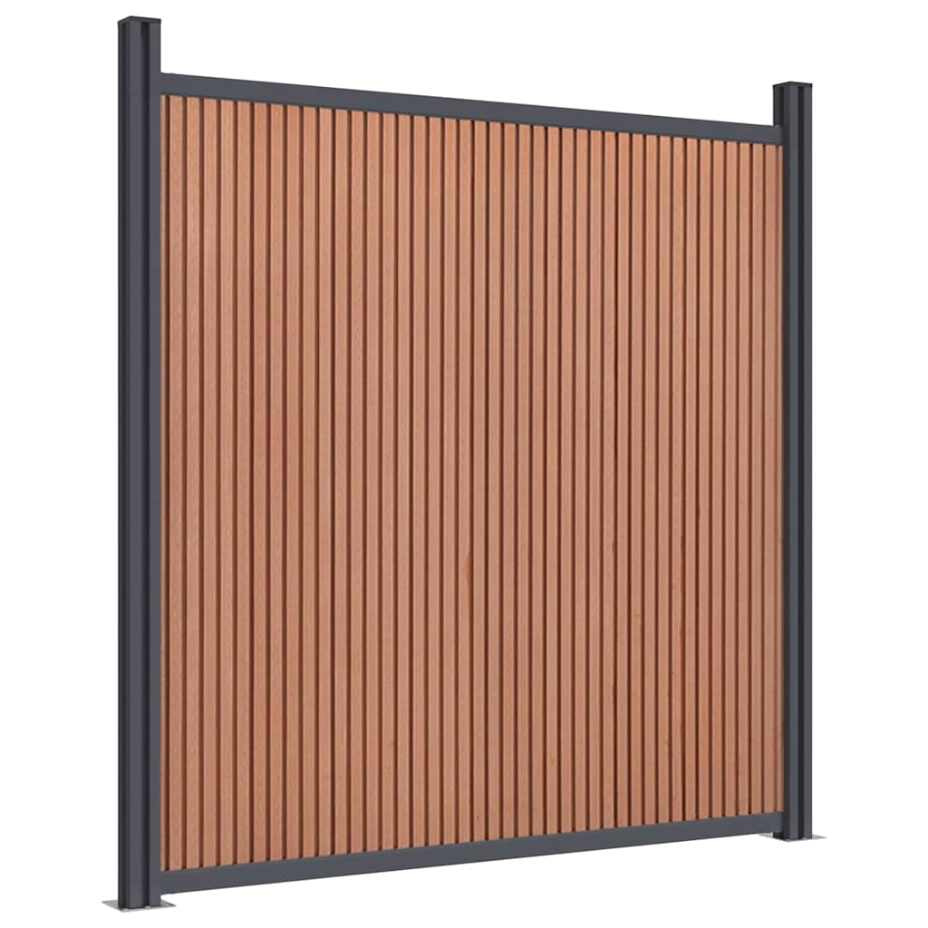 Pannello di Recinzione Marrone 699x186 cm in WPC | homemem39