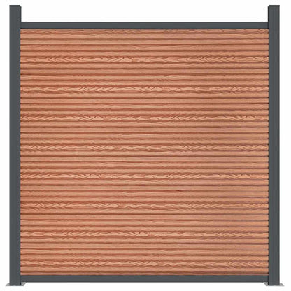 Pannello di Recinzione Marrone 1045x186 cm in WPC | homemem39