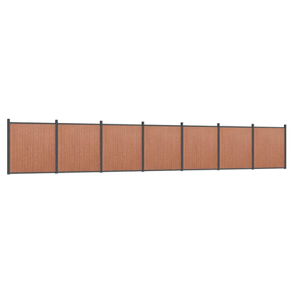Pannello di Recinzione Marrone 1218x186 cm in WPC | homemem39