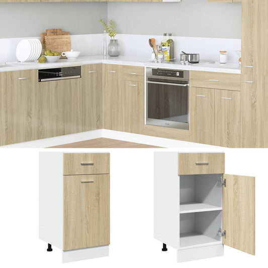 Armadio Inferiore Cassetto “Lyon” Rovere Sonoma 40x46x81,5