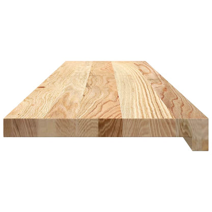 Gradini 4 pz 100x30x2 cm in Rovere Massello Non Trattato | homemem39