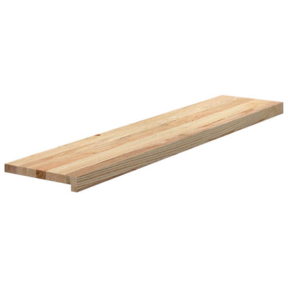 Gradini 8 pz 120x25x2 cm in Rovere Massello Non Trattato | homemem39