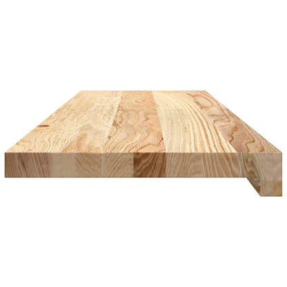 Gradini 8 pz 80x30x2 cm in Rovere Massello Non Trattato | homemem39