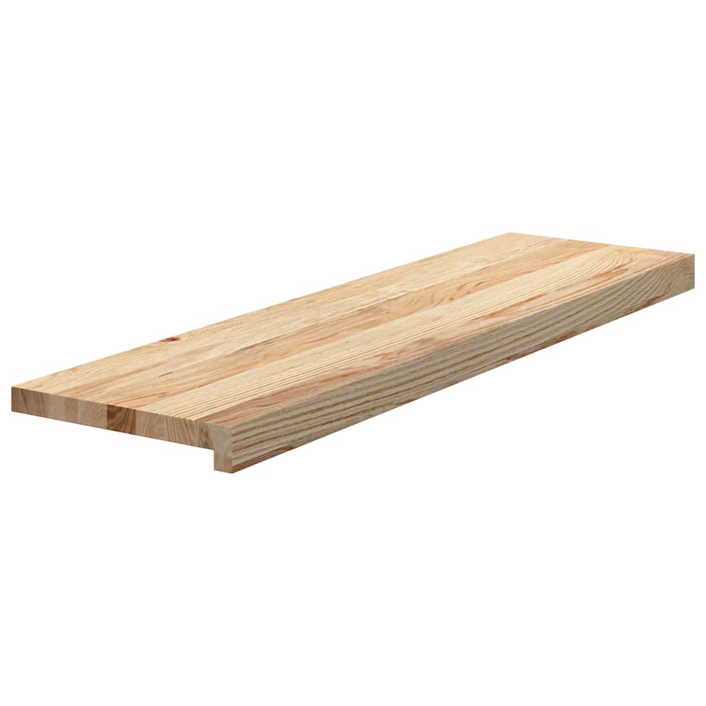 Gradini 8 pz 90x30x2 cm in Rovere Massello Non Trattato | homemem39