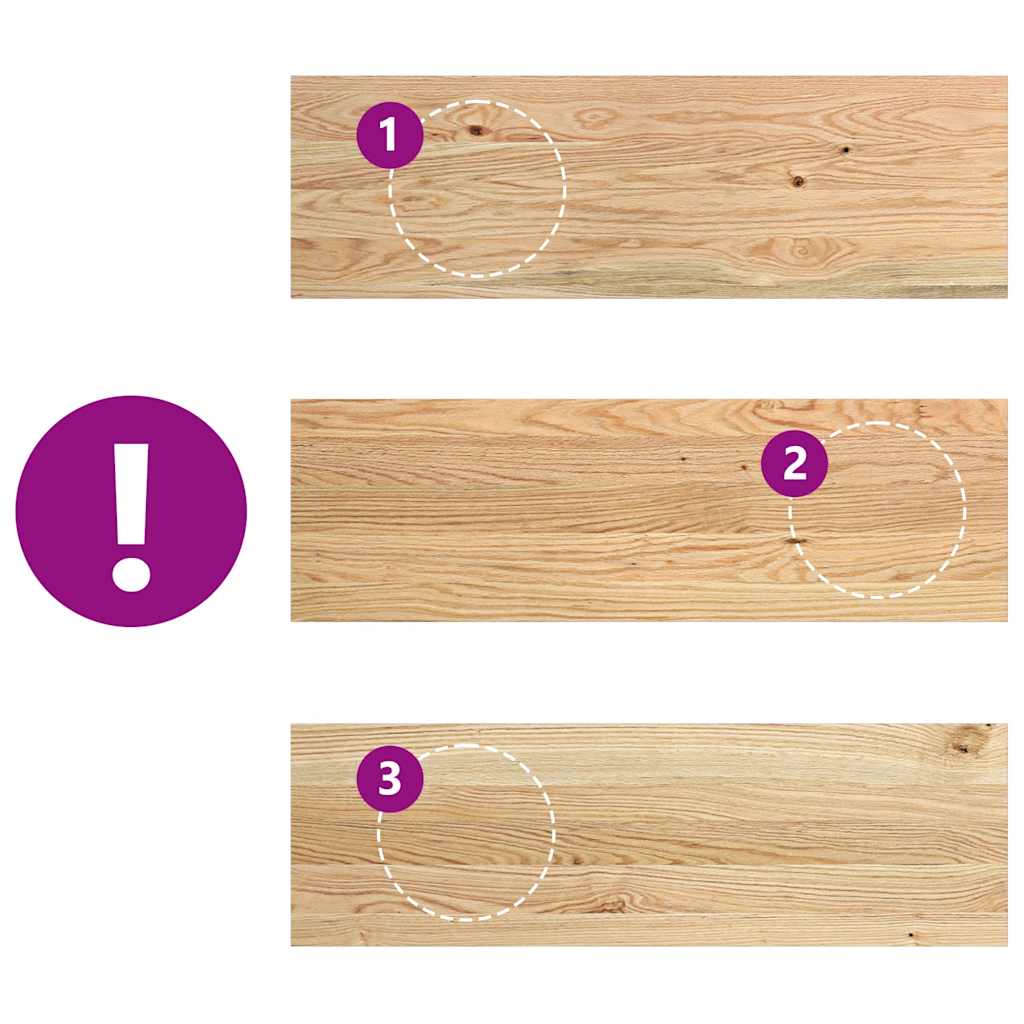 Gradini 12 pz 80x25x2 cm in Rovere Massello Non Trattato | homemem39