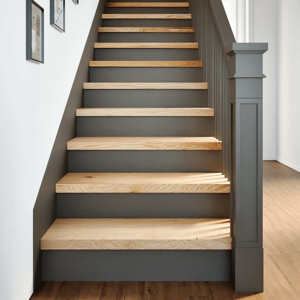 Gradini 16 pz 70x25x2 cm in Rovere Massello Non Trattato | homemem39
