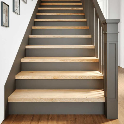 Gradini 20 pz 100x25x2 cm in Rovere Massello Non Trattato | homemem39