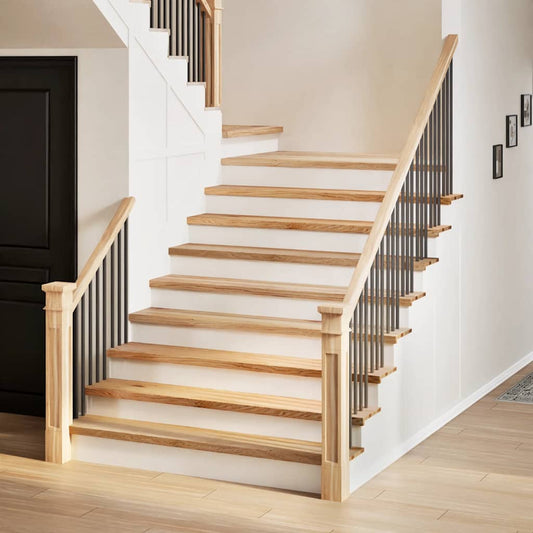 Gradini 20 pz 110x25x2 cm in Rovere Massello Non Trattato | homemem39