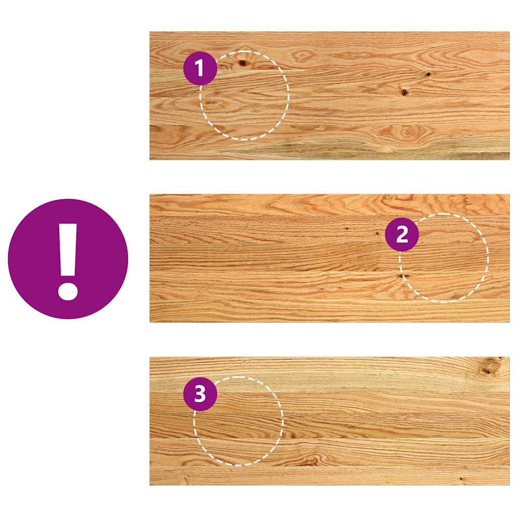 Gradini 4 pz Marrone Chiaro 70x25x2 cm Legno Massello Rovere | homemem39