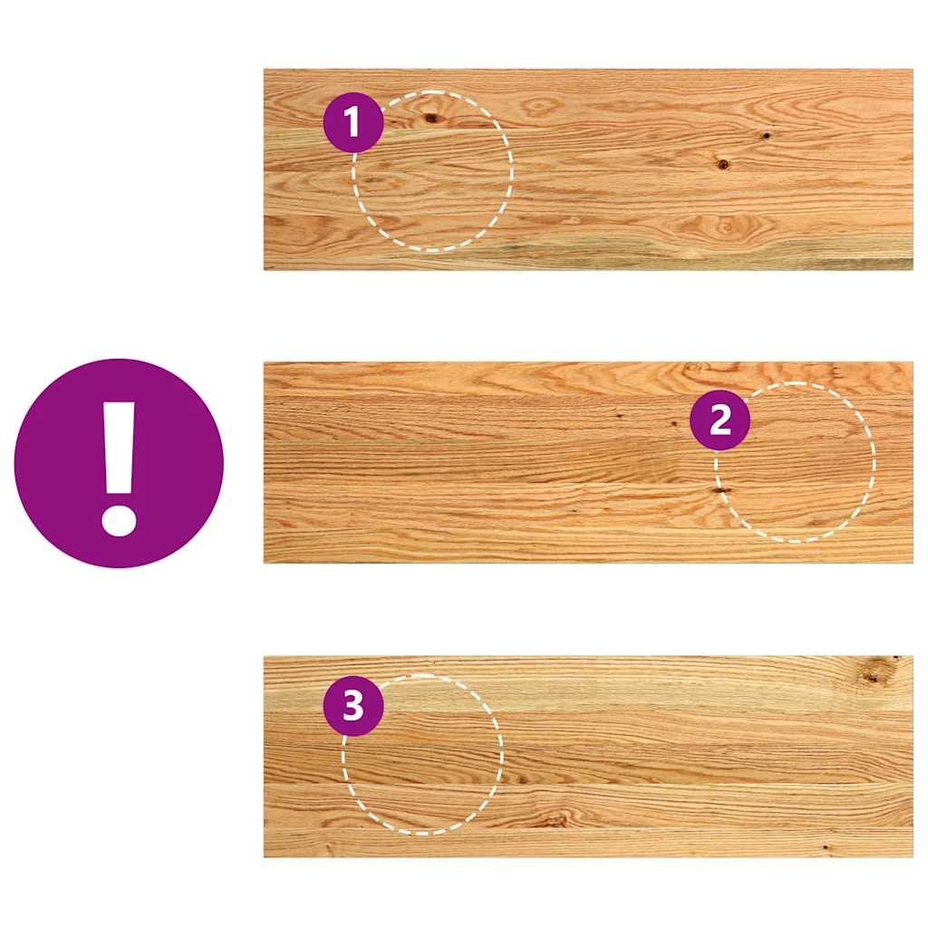 Gradini 8 pz Marrone Chiaro 80x30x2 cm Legno Massello Rovere | homemem39
