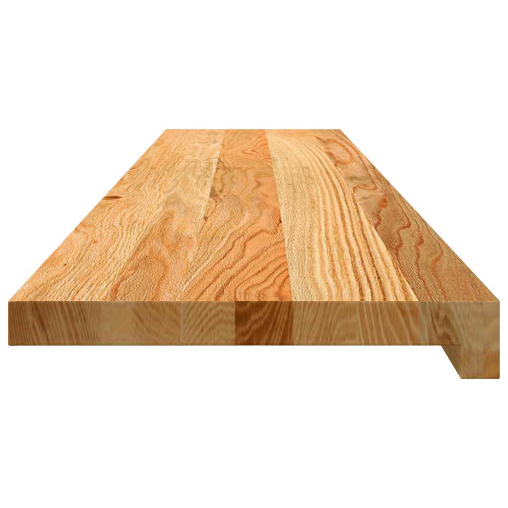 Gradini 8 pz Marrone Chiaro 120x30x2 cm Legno Massello Rovere | homemem39