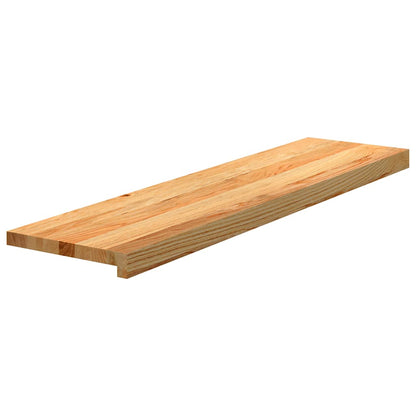 Gradini 12 pz Marrone Chiaro 100x25x2 cm Legno Massello Rovere | homemem39