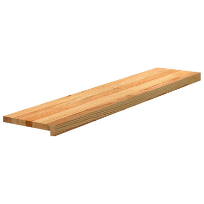Gradini 12 pz Marrone Chiaro 120x25x2 cm Legno Massello Rovere | homemem39