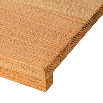 Gradini 12 pz Marrone Chiaro 110x30x2 cm Legno Massello Rovere | homemem39
