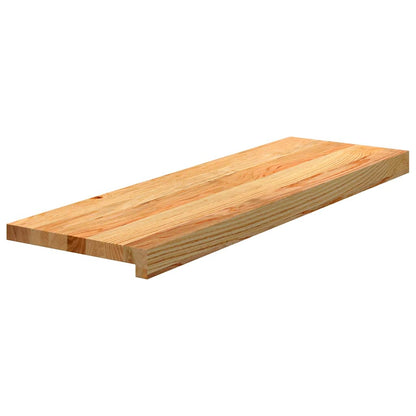 Gradini 20 pz Marrone Chiaro 80x25x2 cm Legno Massello Rovere | homemem39