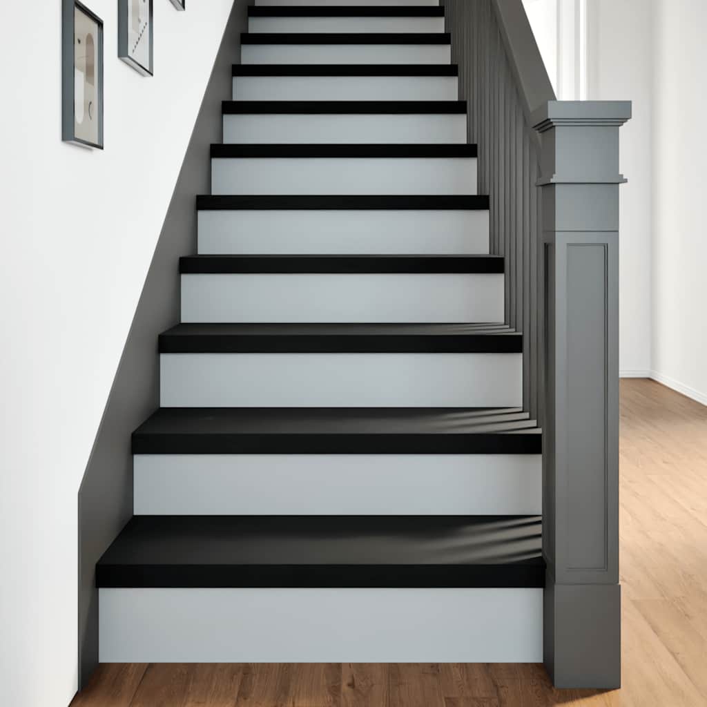 Gradini 4 pz Marrone Scuro 80x25x2 cm Legno Massello Rovere | homemem39