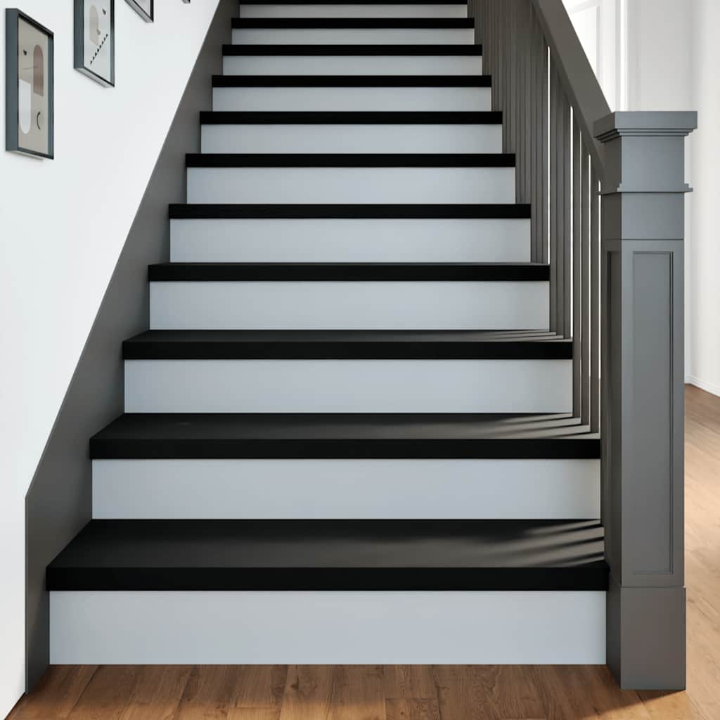 Gradini 4 pz Marrone Scuro 100x25x2 cm Legno Massello Rovere | homemem39