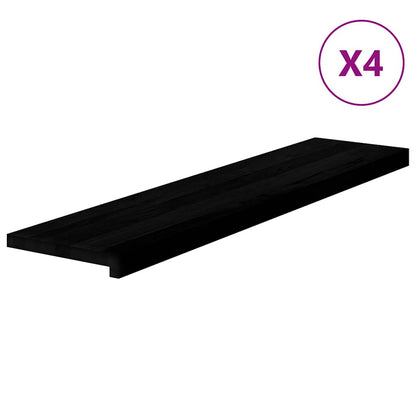 Gradini 4 pz Marrone Scuro 110x25x2 cm Legno Massello Rovere | homemem39