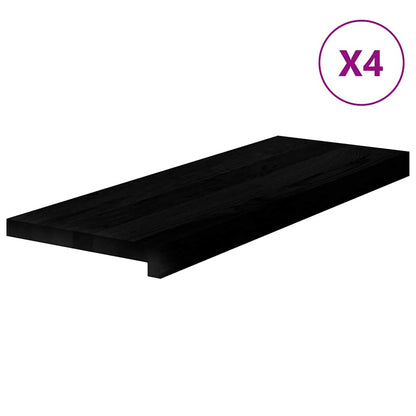 Gradini 4 pz Marrone Scuro 70x30x2 cm Legno Massello Rovere | homemem39